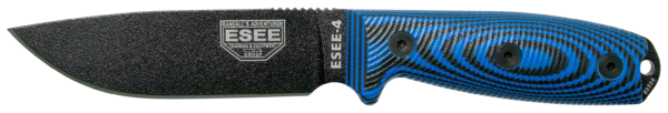 ESEE-4 - Lame Noire - Bleu/Noir
