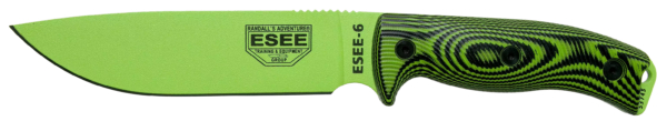 ESEE-6 -  Lame Venom Green - Vert/Noir